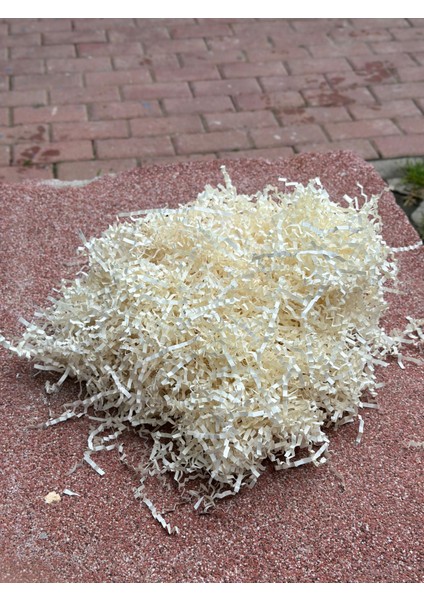 Ekru Kırpık Kağıt 100 gr | Z Zigzag Kutu Içi Dolgu ve Süsleme Kağıdı | Hediye Kutusu Için indirimleri