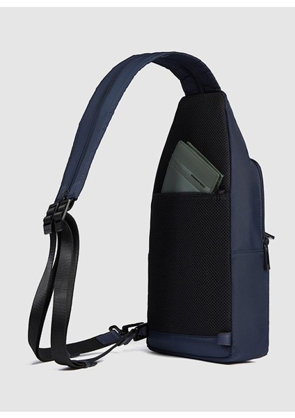 Lacivert Erkek Suni Deri Sırt Çantası CA6540W129/BLU fırsatları