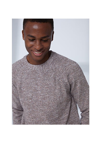 Benetton Bisiklet Yaka Normal Bej Erkek Kazak 123P108MU103V modelleri