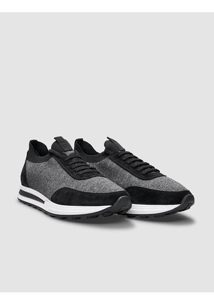 Gri-Siyah Erkek Süet Sneaker 30028 fiyatları