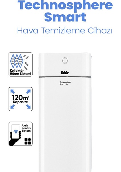 Technosphere Smart Iyonizer Akıllı Hava Temizleme Cihazı - Hava Temizleyici