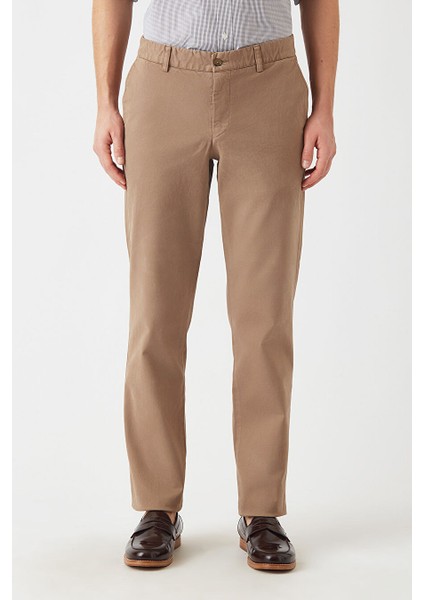 Erkek 4 Cep Lastikli Spor Pantolon Vizon PNS22K22229_D08 fiyatları