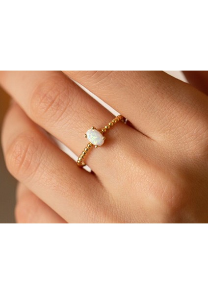 Altın Opal Taşlı Yüzük fiyatları