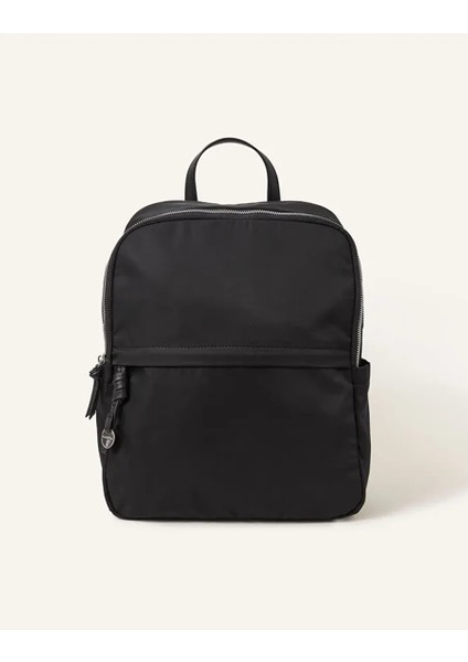 Plain Kumaş Sırt Çantası Klasik Siyah