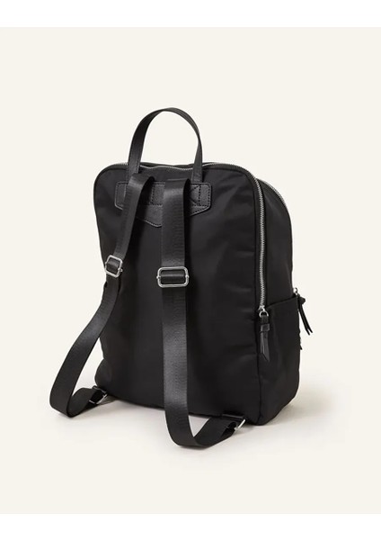 Plain Kumaş Sırt Çantası Klasik Siyah modelleri