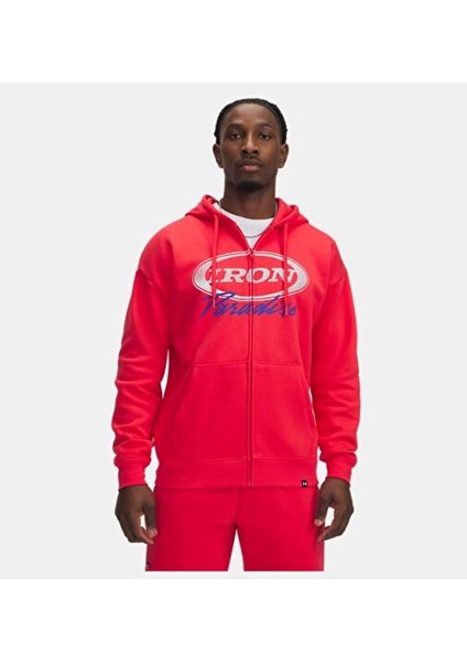 Erkek Ua Project Rock Icon Fleece Fermuarlı Ceket 1389914-989