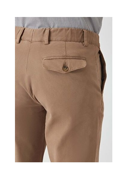 Erkek 4 Cep Lastikli Spor Pantolon Vizon PNS22K22229_D08 fırsatları