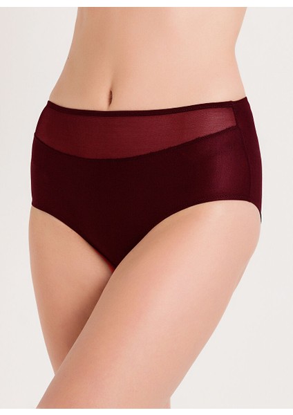 Bordo Kadın Bikini Külot 783