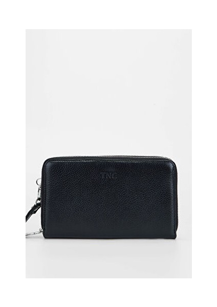 Erkek Hakiki Deri Siyah El Çantası