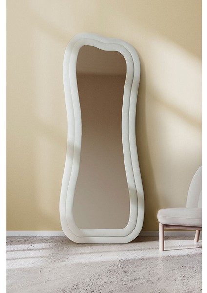 Tuhams Sun Dalgalı Çerçeveli Boy Aynası Oval Boy Aynası 170X65 cm fiyatları