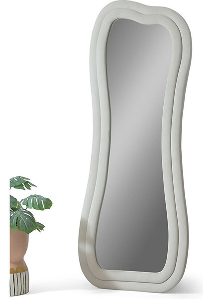 Tuhams Sun Dalgalı Çerçeveli Boy Aynası Oval Boy Aynası 170X65 cm fırsatları