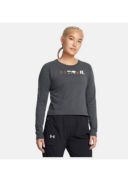 Kadın Ua Trail Run Uzun Kollu Tişört 1386347-016