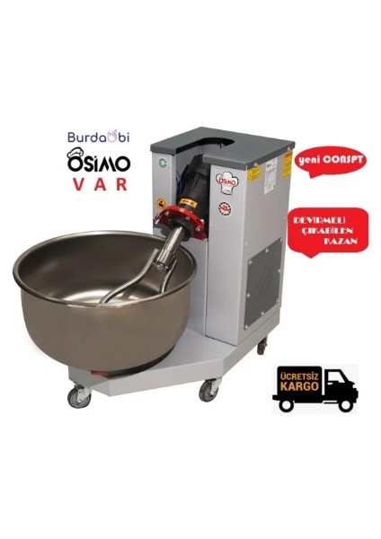 Osimo 35KG Profesyonel Hamur Yoğurma Makinesi