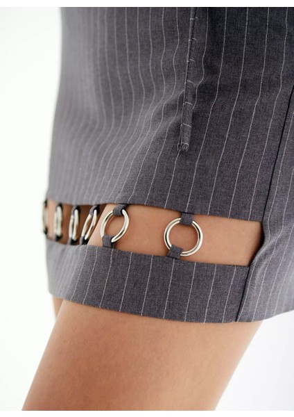 Desenli Triko Kısa Etek modelleri