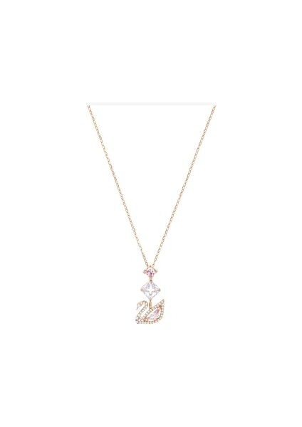 5473024 Swarovski Kolye Dazzling Swan:necklace Y Czmo/ros