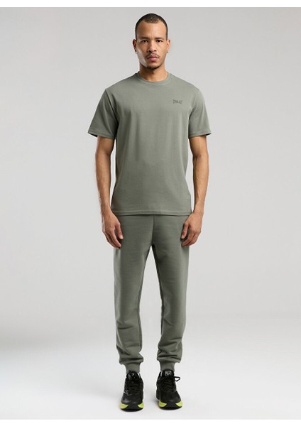 TM0083 344-EVER Essentials Basic Haki Regular Fit Düz Erkek T-Shirt indirimleri