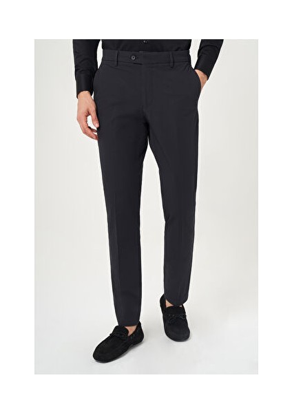Erkek 4 Cep Spor Pantolon Sıyah PNS23Y23109_D99