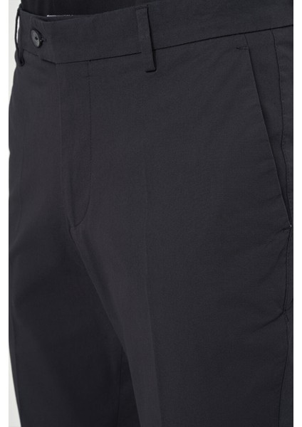 Erkek 4 Cep Spor Pantolon Sıyah PNS23Y23109_D99 modelleri