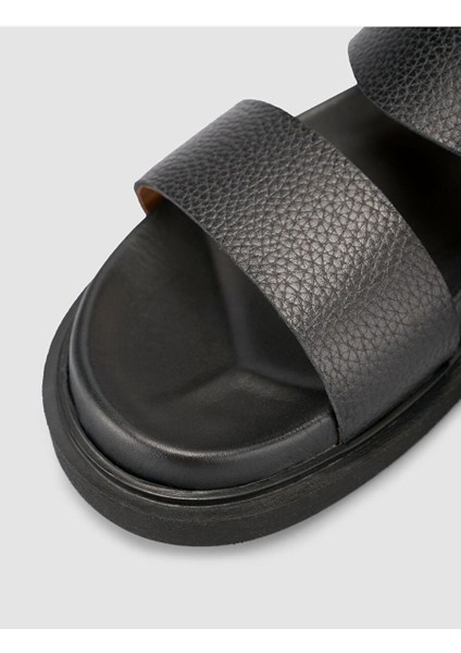 %100 Hakiki Deri Siyah Erkek Terlik