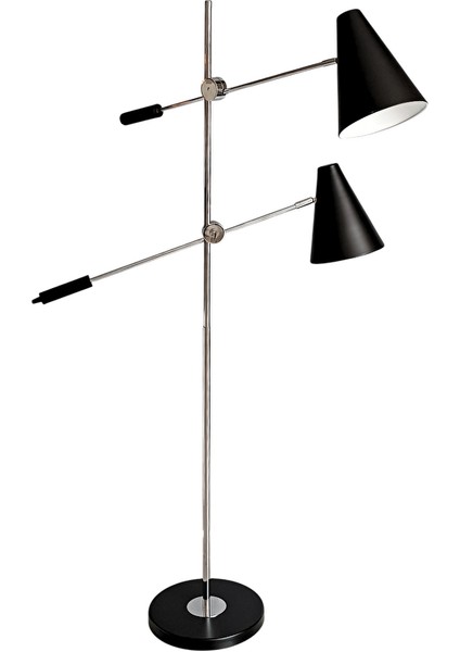 Telsa Oynar Başlıklı Krom Lambader