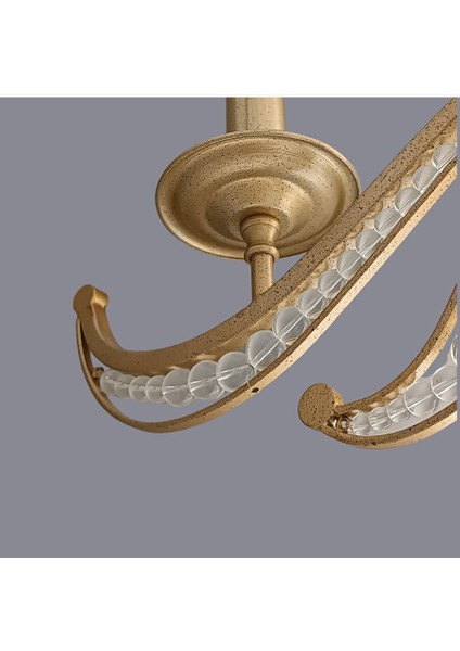 Huno Altı Kollu Eskitme Gold Avize fiyatları