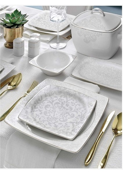 Mosaic 60 Parça 12 Kişilik Yemek Takımı