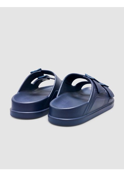 Capri Premium Çift Tokalı Lacivert Eva Erkek Terlik modelleri