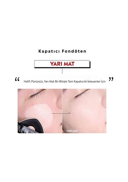 Yarı Mat Kapatıcı Fondöten - Blemish Cover Conceal Cushion N.23 Cream indirimleri