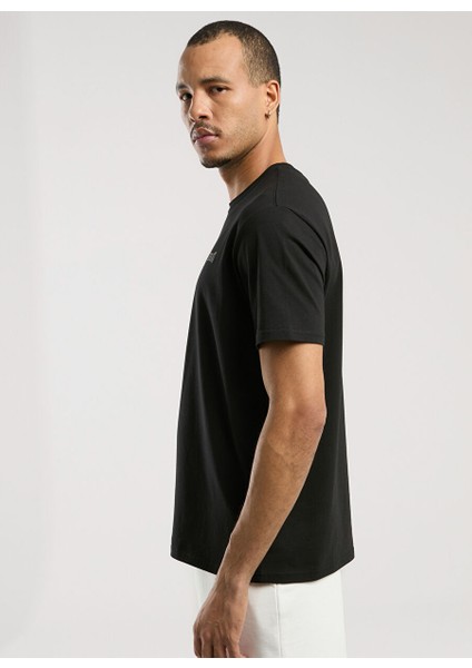 TM0083 167-EVER Essentials Basic Siyah Regular Fit Düz Erkek T-Shirt fırsatları