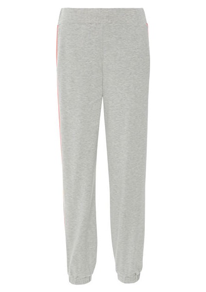 Yanları Şerit Detaylı Paçası Bantlı Arkası Tek Cepli Gri Eşofman indirimleri