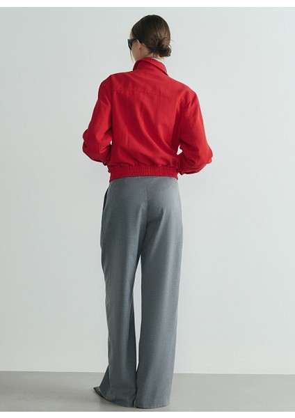 Kırmızı Kadın Normal Ceket 418136676 R001