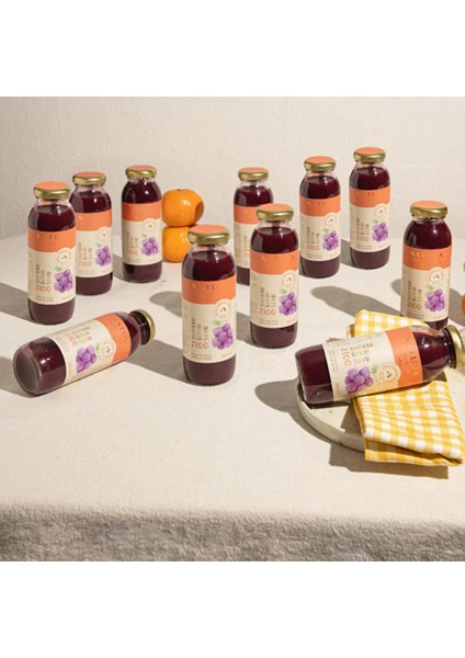 12'lı %100 Kokulu Üzüm Suyu Minikler 250 ml Şekersiz