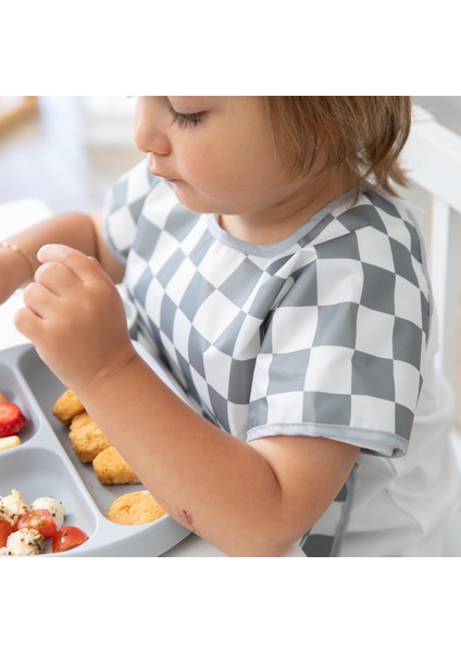 Charcoal Check Kısa Kollu Mama Önlüğü indirimleri