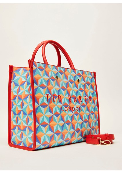 Turuncu Kadın Shopper Çanta 230802-6 Büyük Boy modelleri