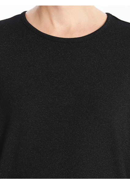 Yeni Sezon Bisiklet Yaka Oversize Kadın Tişört modelleri