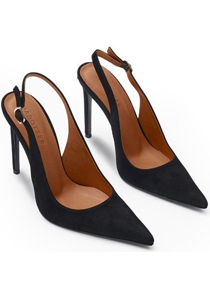 Siyah Kadın Süet Stiletto JAB99988 / 625 fiyatları