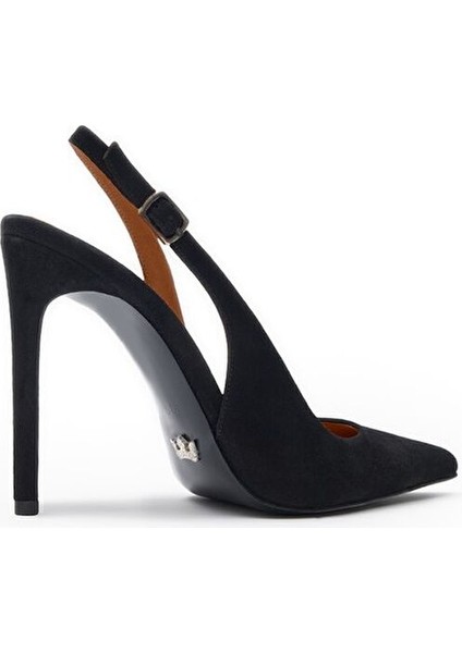 Siyah Kadın Süet Stiletto JAB99988 / 625 fırsatları