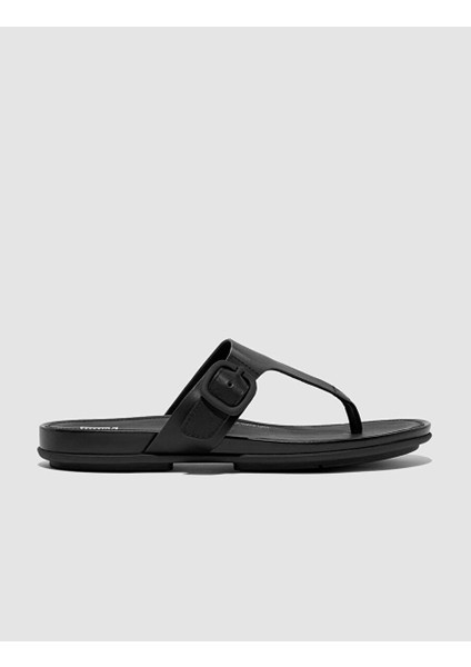 Gracıe Ft9 Siyah Tokalı Kadın Parmak Arası Terlik