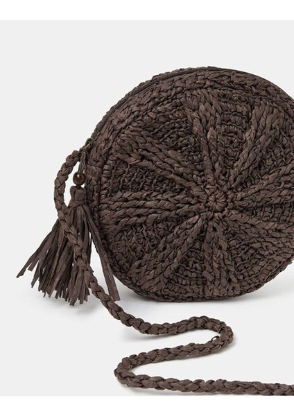 Rafya Örgü Çapraz Çanta modelleri