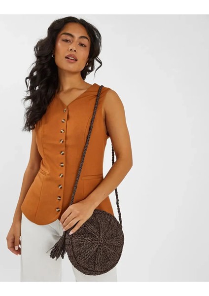 Rafya Örgü Çapraz Çanta indirimleri