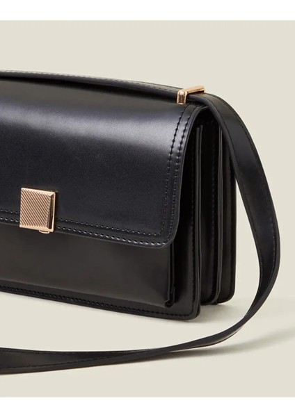 Kilitli Çapraz Çanta Siyah modelleri