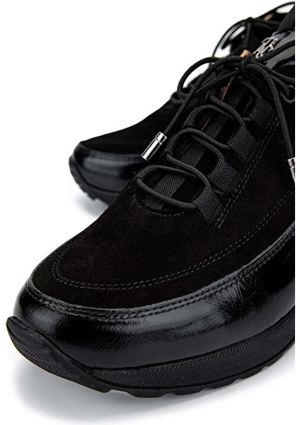 Siyah Kadın Deri Günlük Ayakkabı 599 0127-401 Bn Ayk SK24-25_BYNR1 fırsatları