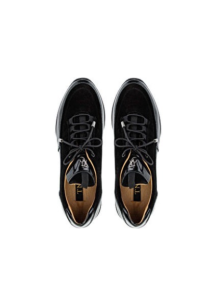 Siyah Kadın Deri Günlük Ayakkabı 599 0127-401 Bn Ayk SK24-25_BYNR1 indirimleri