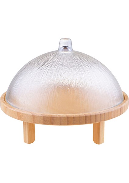 Kuga - Cam Kapaklı Kek Fanusu Ayaklı 30 cm