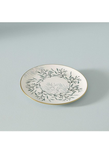 Butik Seramik Pasta Tabağı Göcek Yeşil