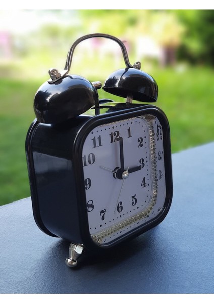 Mini Dekoratif Metal Işıklı Alarmlı Masa Saati - Çalar Saat modelleri