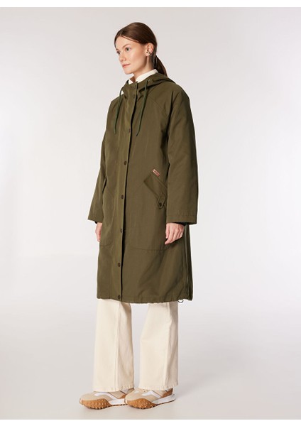 Haki Kadın Relaxed 3in1 Kaban J4WL-KBN7059 fırsatları