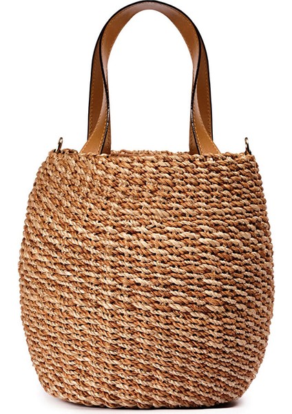 Bej Kadın Omuz Çantası Cora Tan