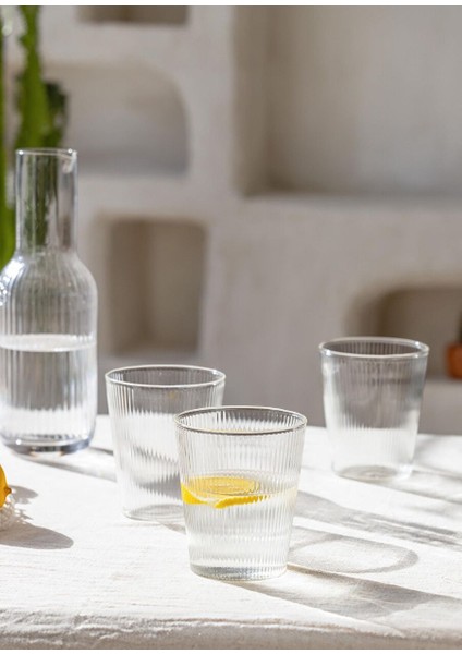 Striped Borosilikat Cam Bardak 400 ml fiyatları