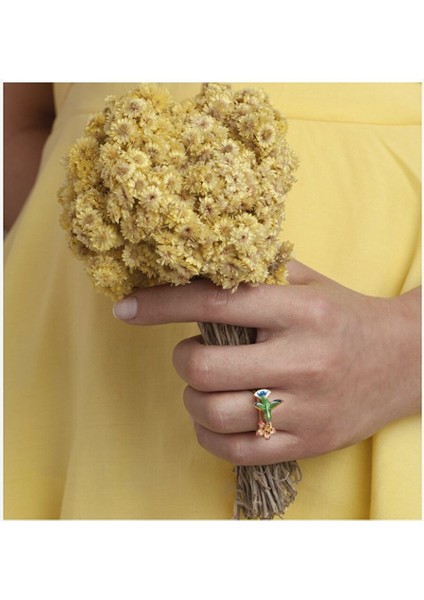 Sinek Kuşu Uras 925 Ayar Gümüş Kadın Yüzük fırsatları